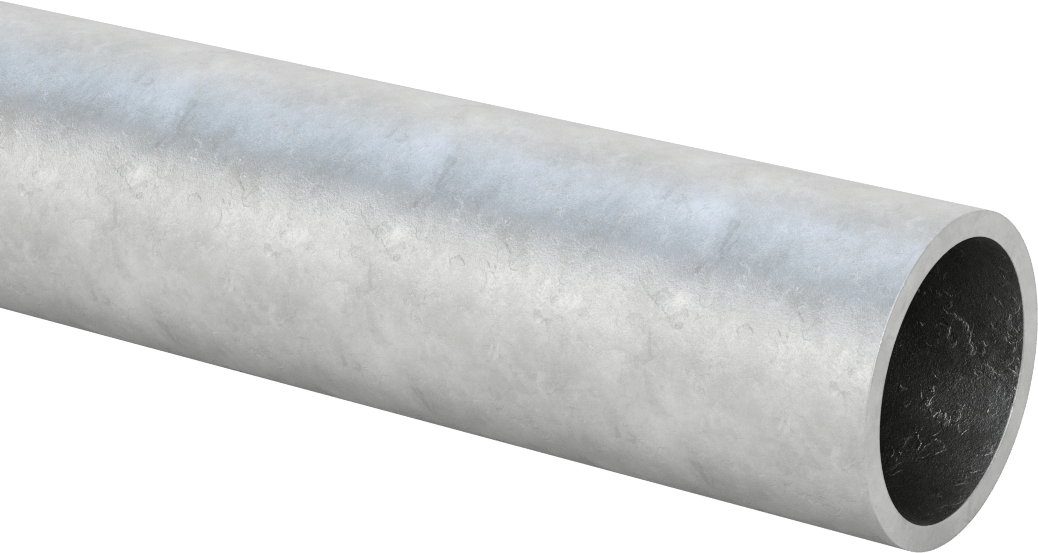 1-7/8" Dış Çap Galvanizli Çelik Çerçeve Rayı — 1 1/2, Ray, Galvanizli Çelik