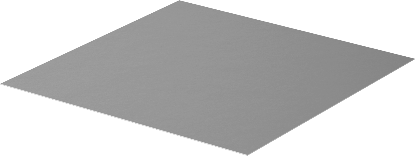 Ultra Korozyon Dirençli Sınıf 4 Titanyum Levha, 6" Genişlik x 6" Uzunluk x 0.016" Kalınlık