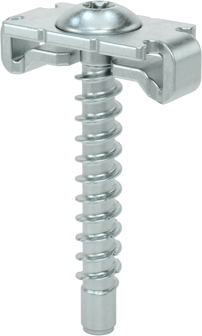 Kompozit T-Yivli Çerçeve için Braket, Tırnaklı ve Gizli, 40 mm Yüksekliğinde Tek Ray için — Tekli, Yapısal Braket, Çelik