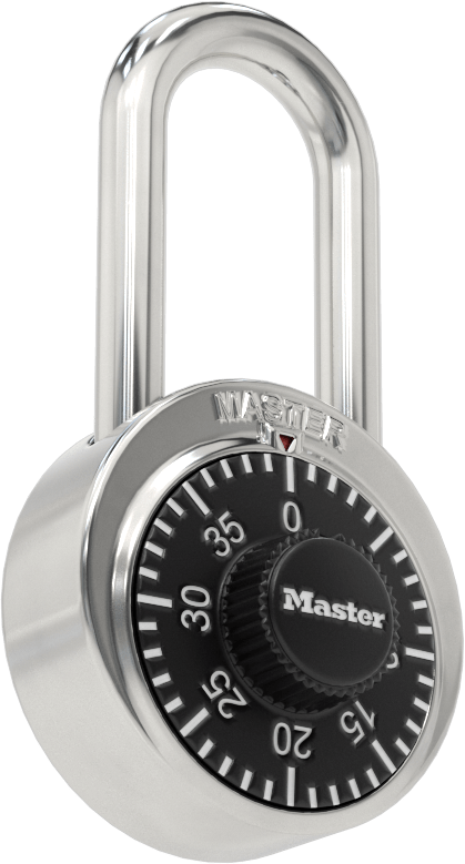 Master Lock 1500 Asma Kilidi Benzeri Şifreli Kilit, 1-1/2" Dikey Mapa Açıklığı, 02-24-34 Kombinasyon