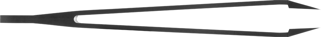 Plastik Cımbız, Karbon Fiber, 0.138" genişlik x 0.008" kalınlıkta standart kare uçlu