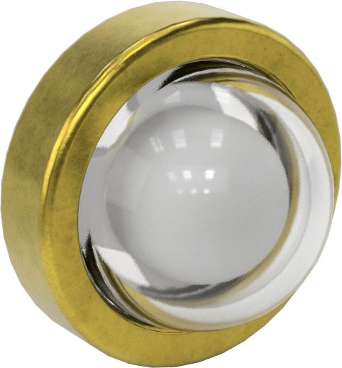 Presle Takılan Duvar Geçişli Vizör, 1-1/4" Çaplı Delik için