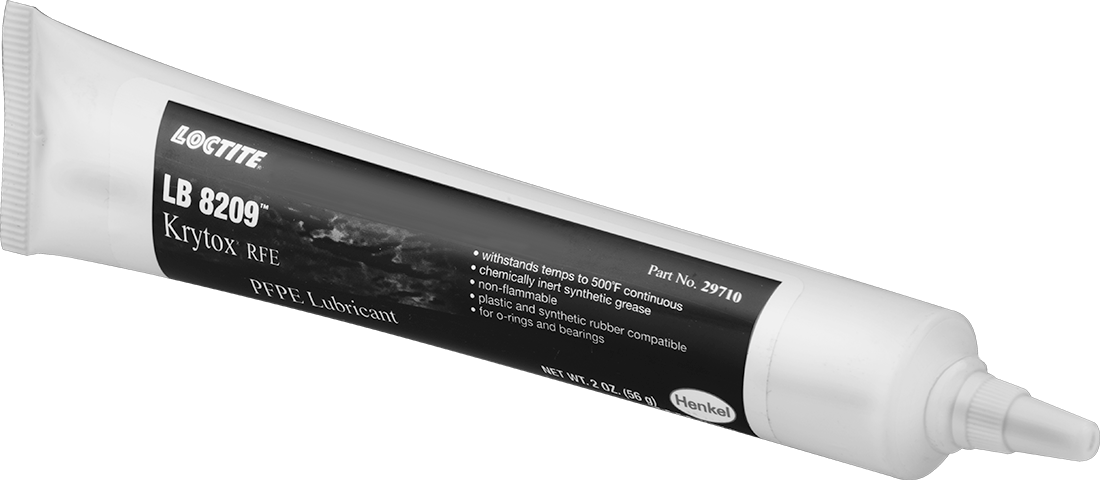 Loctite® Yağlayıcı, Krytox Rfe Pfpe lb8209 Conta ve O-Ring Gres Yağı, 2 FL.oz. — Boru, O-Ringler, Conta, Valfler, Krytox™ RFE PFPE LB 8209