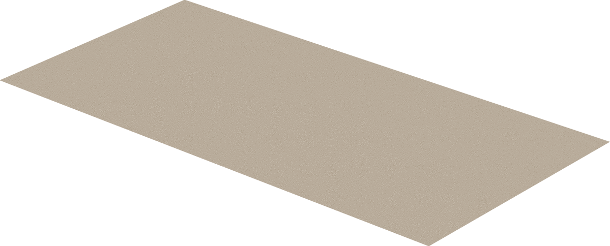 Yastıklı Zımparalama, 3" Genişlik x 6" Uzunluk Levha, 2400 Kum