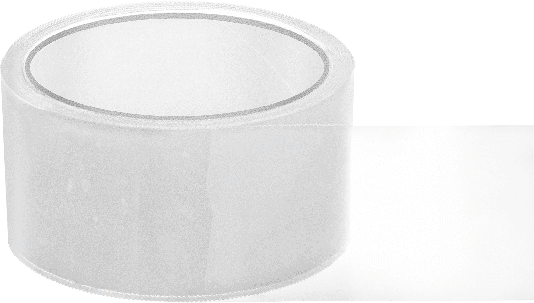 Optik Olarak Şeffaf Onarım Bandı, 2 inç Genişlik, 27 fit uzunluk — 2", Şeffaf, Plastic, Polyethylene