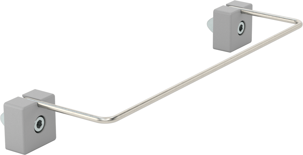 T-Yivli Çerçeve, 1.5 inç ve 40 mm Yüksekliğinde Ray için Çubuk Alet Tutucu, 9-7/16" Genişlik — 1 1⁄2", 3", 4 1⁄2", 40 mm, 80 mm, 120 mm,…