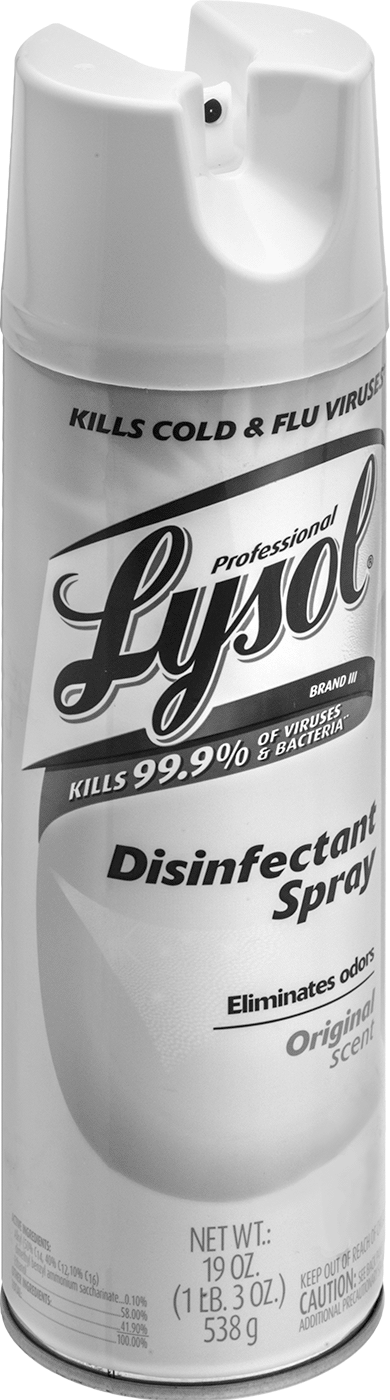 Lysol Dezenfektan, 19 oz. Aerosol Kutusu — Aerosol Kutusu, Dezenfektan, Virüsler, Bakteriler