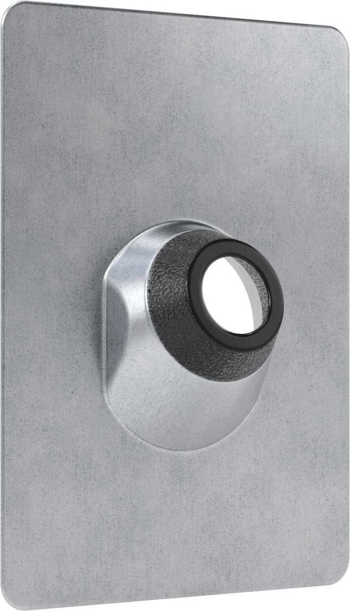 40 Derecelik Kiremit Çatı için Boru Kaplaması, 1-1/4" ila 1-1/2" Boru Dış Çapı için