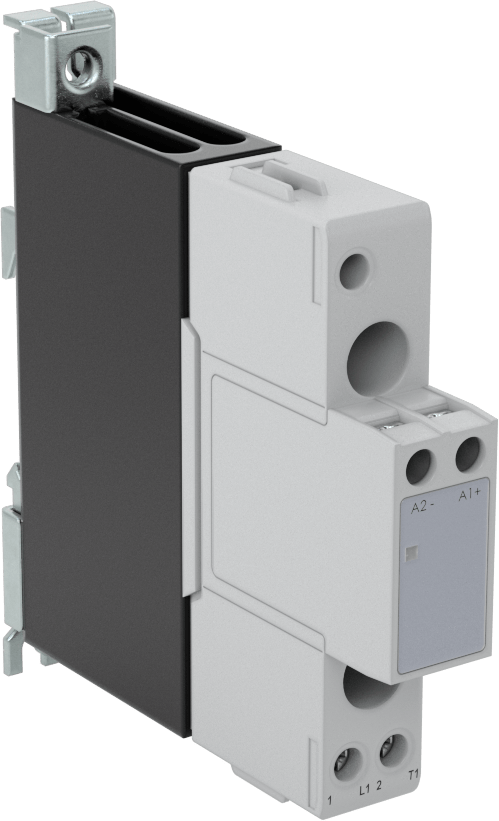 DIN Rayı Montajlı Katı Hal Rölesi, SPST-NO, 4 Terminal, 3-30V DC Giriş, 20A @ 240V AC