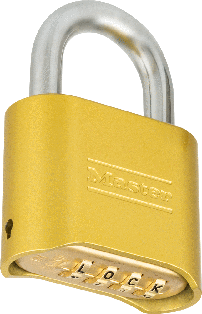 Hava Koşullarına Dayanıklı Sıfırlanabilir Şifreli Asma Kilit, Çelik Standart Şakel ve Pirinç Gövdeli, Master Lock 175Dwd