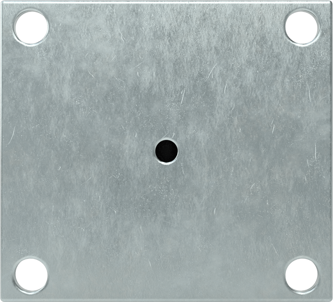 5-1/2" x 5" Plakalı Yüksek Kapasiteli Spartan Tekerlek, 5" Çapında Fenolik Tekerlekli Sert