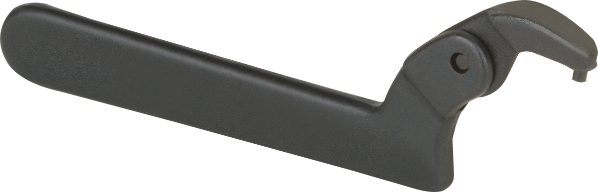 Yan Taraftaki Delikler için Ayarlanabilir Pimli Anahtar, 3/4" ila 2" Daire Çapı için, 1/8" Pim Çapı