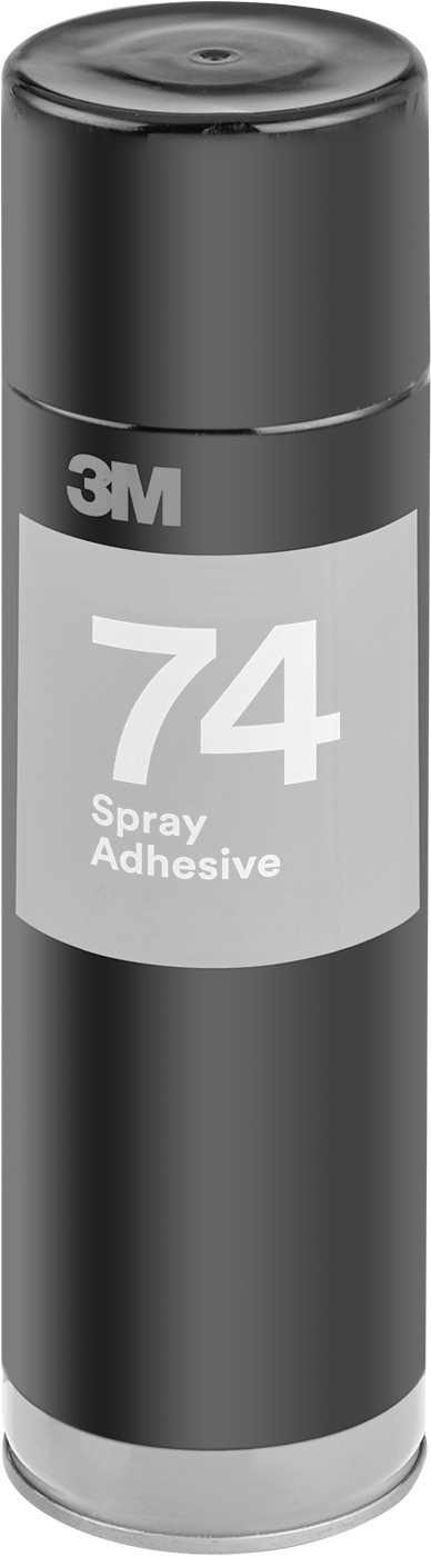 Sprey Yapıştırıcı, 3M 74, 16.9 oz. Kutu, Şeffaf