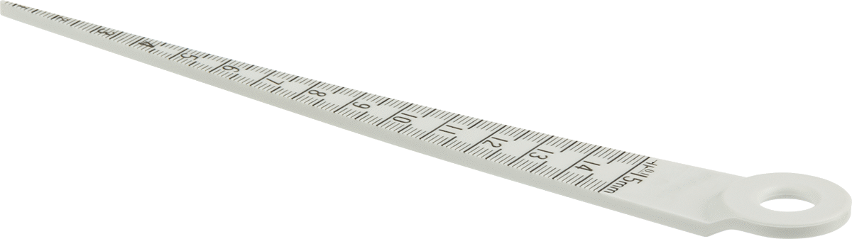 Konik Genişlikli Sentil, Plastik, 1 mm ila 15 mm Genişlik Ölçüm Aralığı — Plastik, 11⁄16", 5 7⁄8"