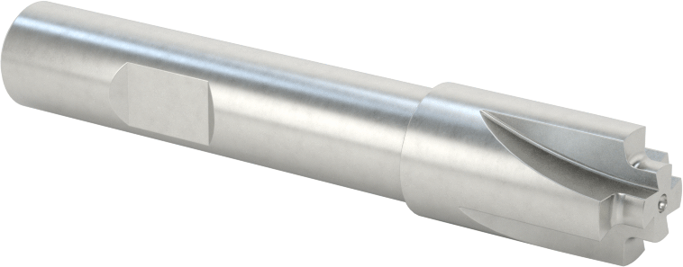 Kaplamasız Kobalt Çelik Köşe Yuvarlama Uçlu Freze, 1/32" Kesme Yarıçapı, 3/8" Şaft Çapı