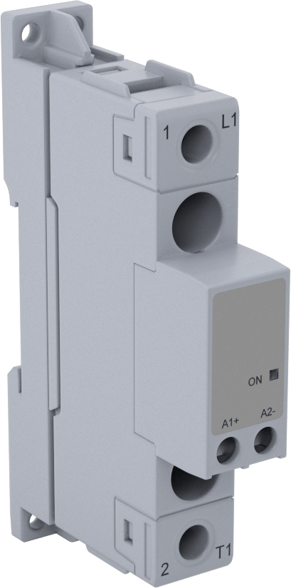 DIN Rayı Montajlı Katı Hal Rölesi, SPST-NO, 24-275V AC/ 24-120V DC Giriş — 24V AC, 90V AC, 120V AC, 240V AC, 275V AC, 48V DC, 60V DC, 10…