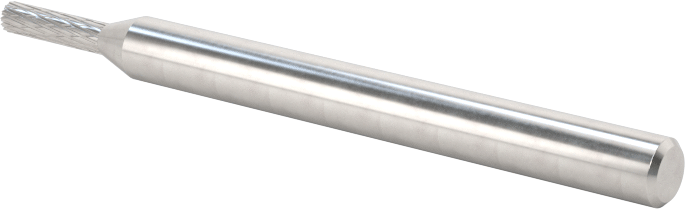 1/8" Çaplı Şaftlı Karbür Freze Ucu, Düz Kesici Silindir, Ürün No. Sb-41, Çift Kesimli Diş