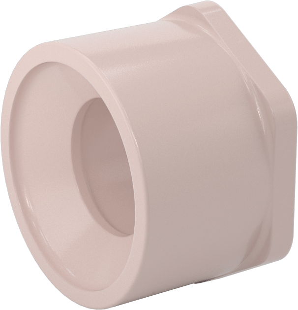 Su için UV'ye Dayanıklı Standart Cidarlı PVC Boru Bağlantı Parçası, Burç Redüksiyon Adaptörü, 2 Soket Erkek x 1 Soket Dişi — Bushing, Red…