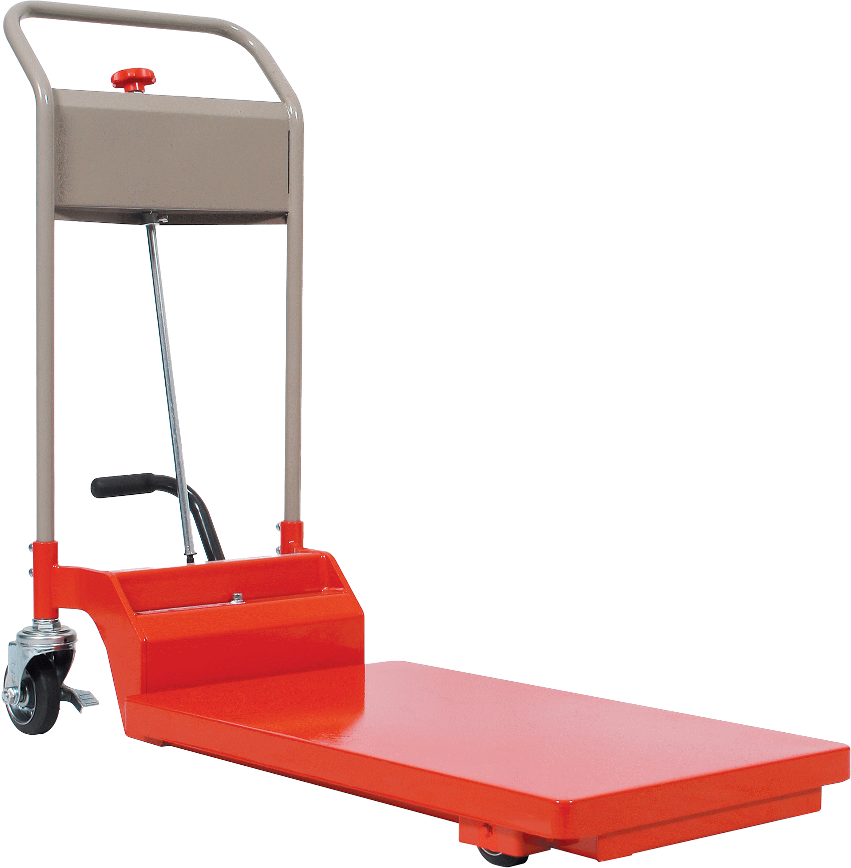 Zemin Yüklemeli Ayakla Çalıştırılan Tekerlekli Kaldırma Masası, 220 lb. Kapasite