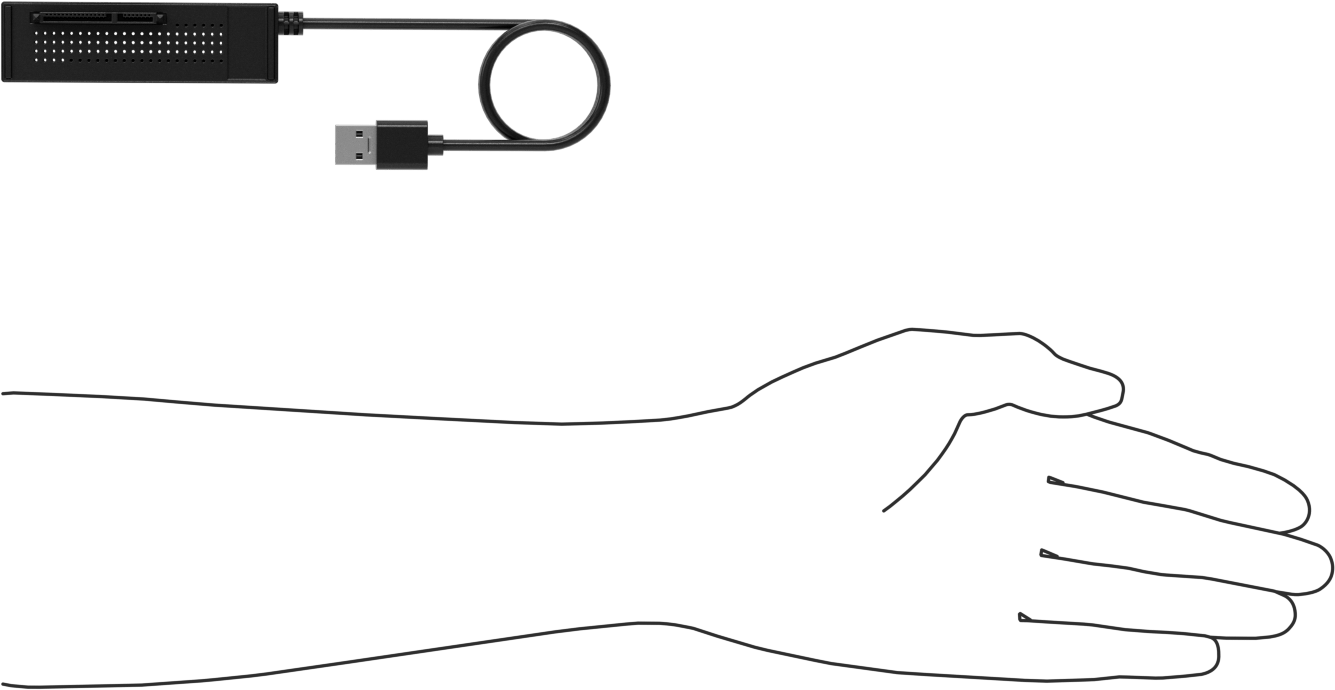 USB Adaptör Kablosu, A Fiş x Standart Sata Soket, 3 Fit Uzunluk