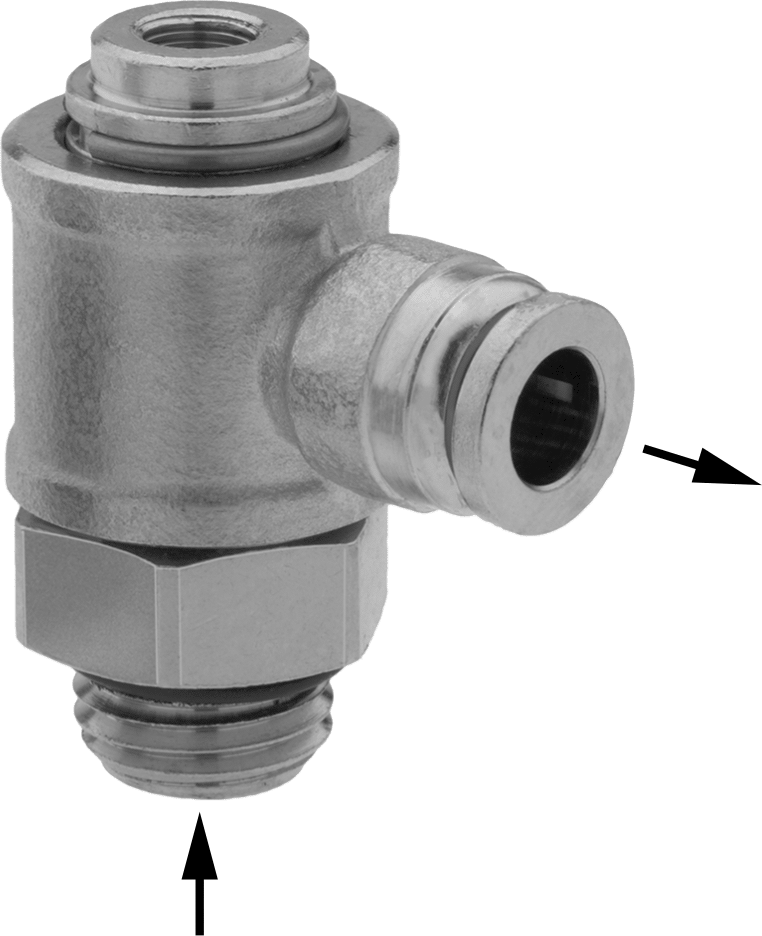Slotted Screw Flow Adjustment