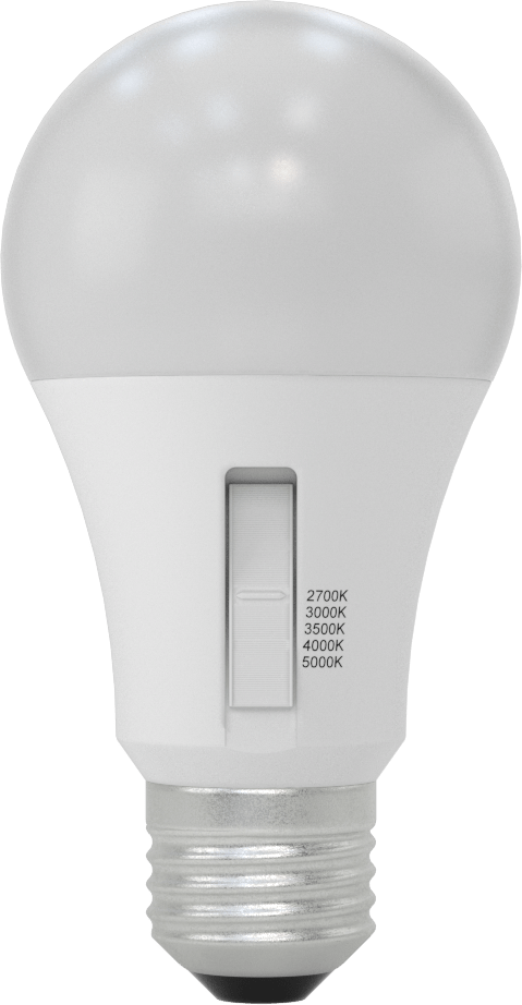 Alacakaranlıktan Şafağa Vidalı Tabanlı Ampul, A19 Ampul, 100 W Eşdeğer Akkor, 1500 lümen