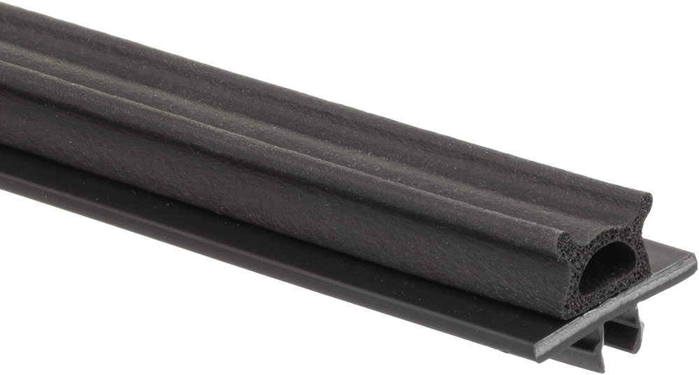 T-Yivli Çerçeve, 1-1/2" ve 40 mm Yüksekliğinde Ray için Çift Ofset Ampul Contası