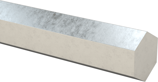 İşlenebilir 303 Paslanmaz Çelik Altıgen Çubuk, 4 mm Genişlik