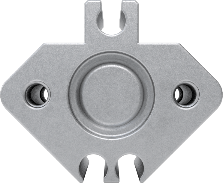 Esnek Montajlı Hava Silindiri, Çift Etkili, 1/2" Delik Çapı, 0.98" Genişlik, 3/16" Strok Uzunluğu