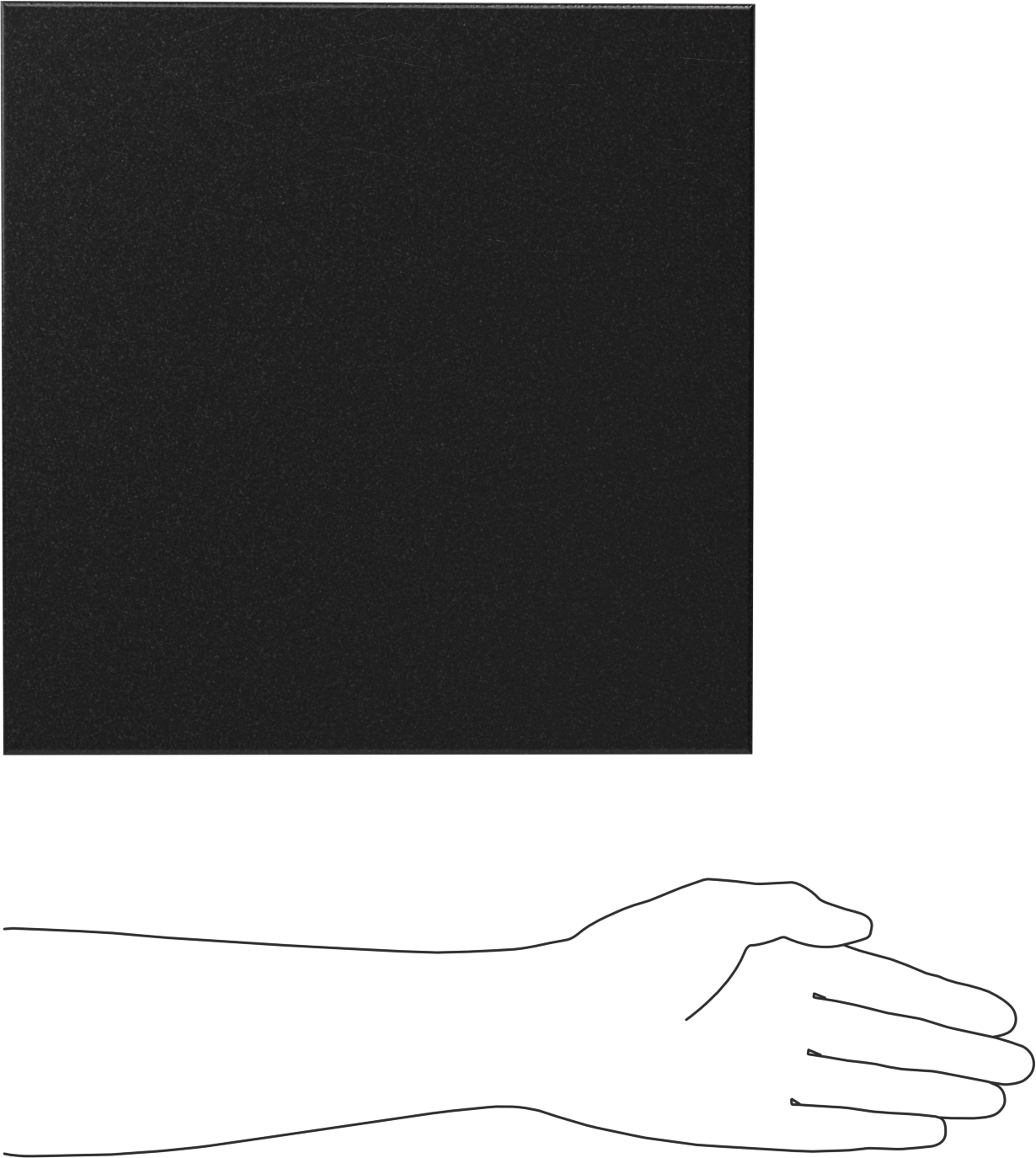 UV ve Neme Dayanıklı Polyester Levha, 12" x 12", 1/2" Kalınlık