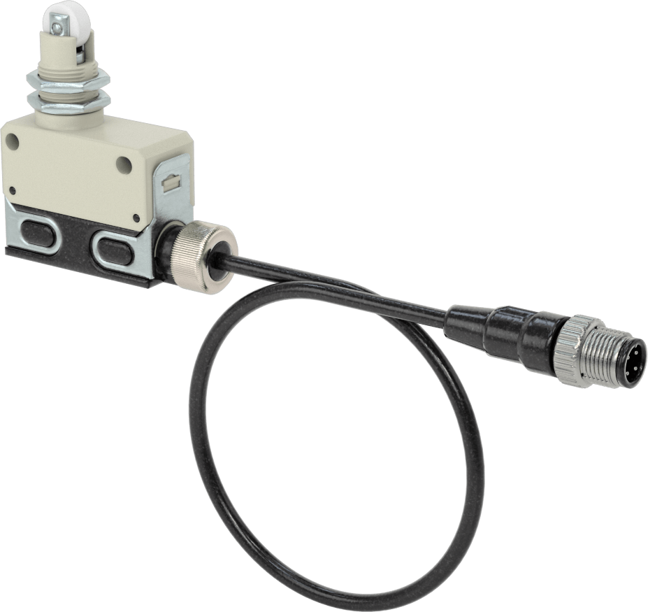 Kapalı Ani Hareketli Anahtar, 9/16" Panel Kesiti için Makara Piston, 0.1A @30V DC