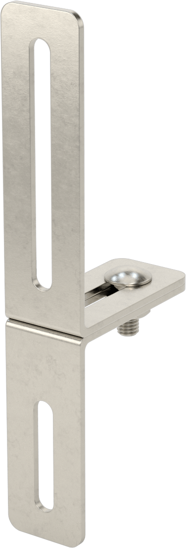 3-1/4" x 9-1/32" x 1/8" İki Parçalı L-Braket