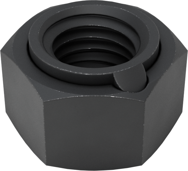 Aşırı Titreşim için Çelik Emniyet Somunu, Sınıf 8, M12 x 1.75 mm Diş