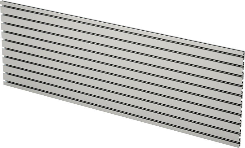 T-Yivli Panel, T-Yivli Çerçeveleme için 48" Genişlik x 15-3/4" Yükseklik