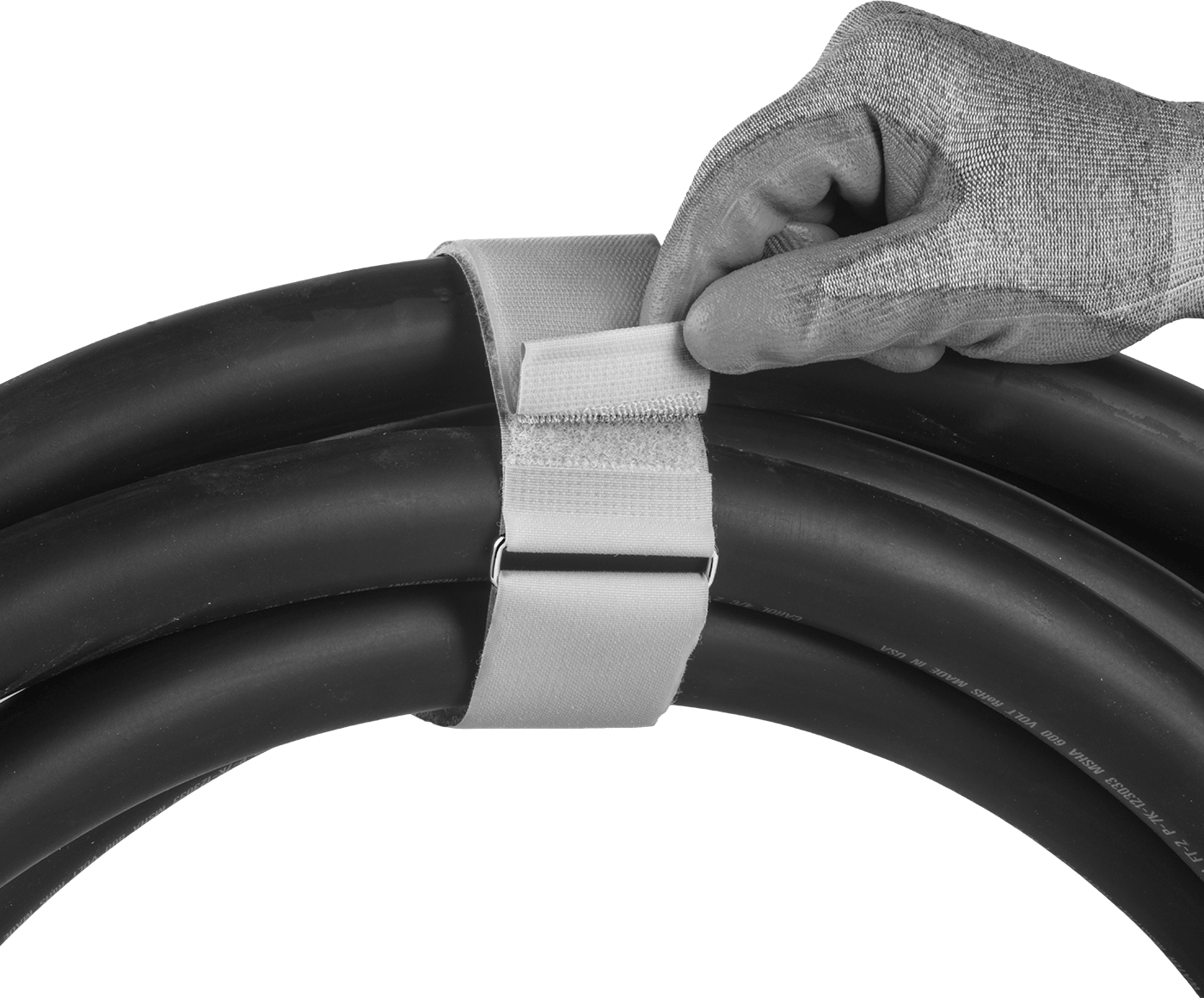 Toka ile Kolay Ayarlanabilir Cırt Cırtlı Kayış, 19" Uzunluk x 1-1/2" Genişlik