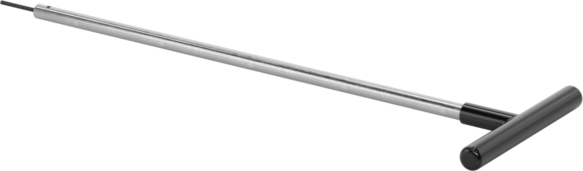 Uzun Uçlu T Saplı Altıgen Anahtar, 2 mm Tahrik Boyutu, 13" Toplam Uzunluk