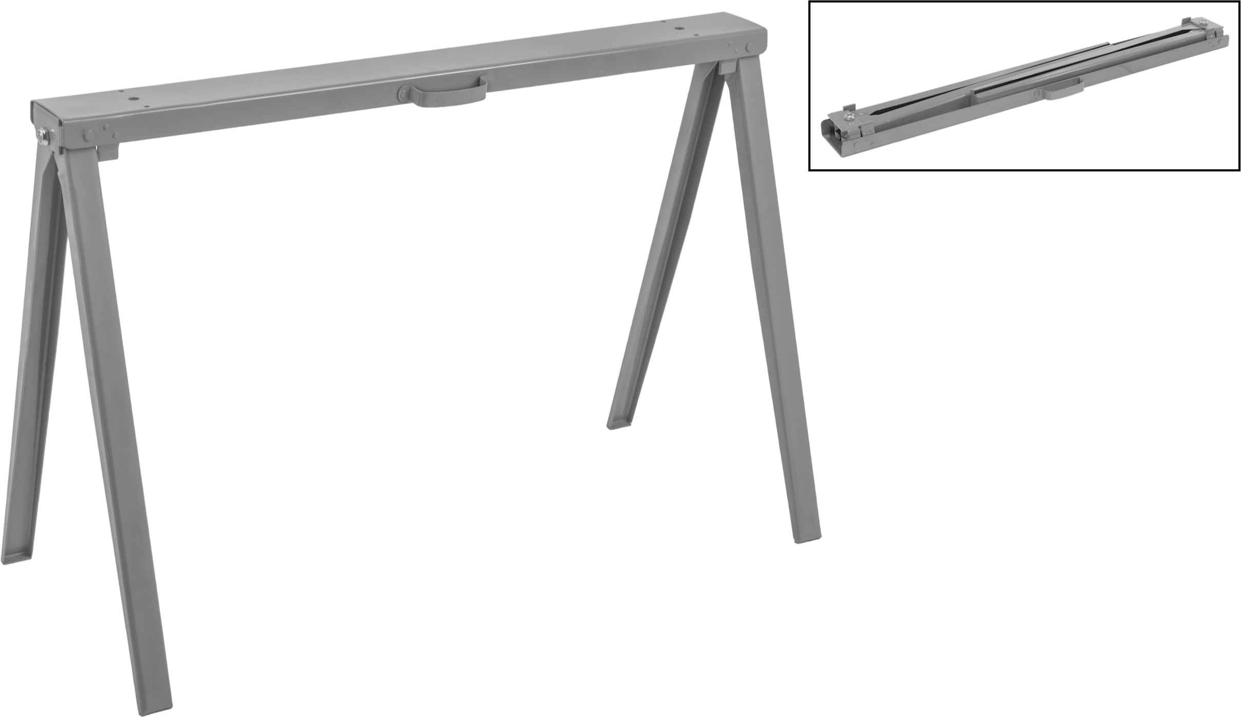 Katlanabilir Testere Sehpası, Sabit — 1,000 lb., 30", Sabit