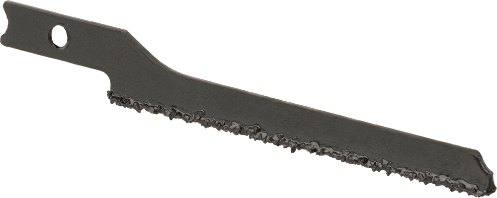 Seramik ve Beton ve Tuğla için Bıçak, U-Şaftlı Dekupaj Testeresi, Kaba Kum, 2-7/8" Uzunluk x 3/16" Genişlik