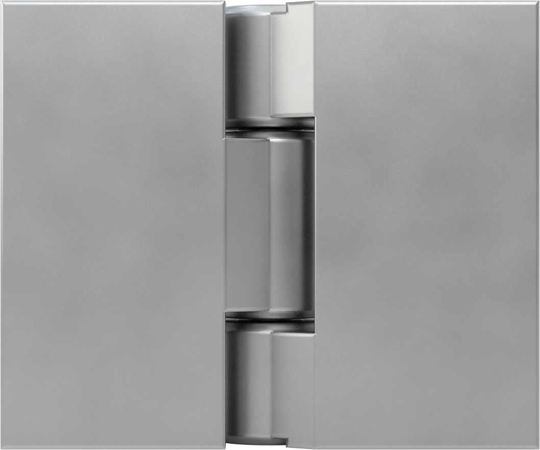 Delikli Ağır Hizmet Menteşesi, 304 Paslanmaz Çelik, 5" x 3" Kapı Kanadı, 6" Genişlik, 2000 lbs. Kapasite