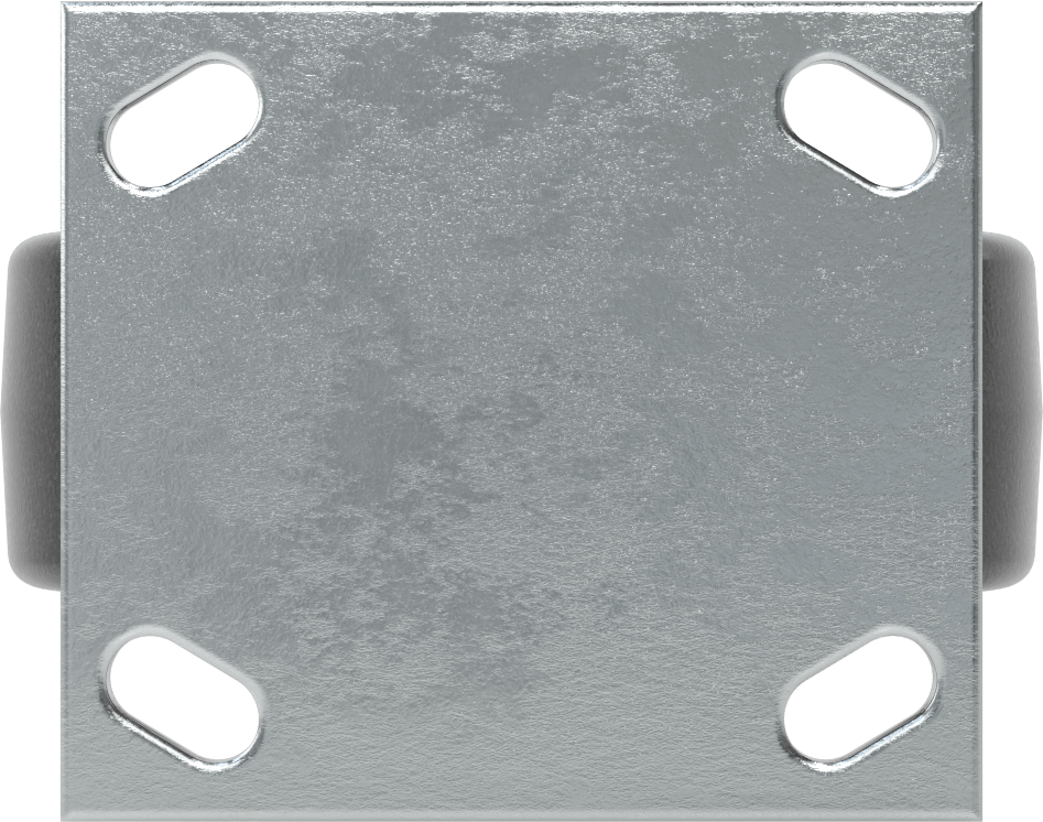 4-1/2" x 4" Plakalı Yüksek Kapasiteli Spartan Tekerlek, 6 inç Çapında Açık Rulmanlı Fenolik Tekerlekli Sert