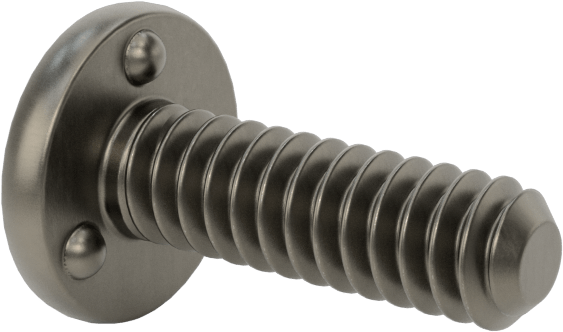Kaynaklı Saplamalar, Çelik, 6-32 Diş Boyutu, 1/2" Uzunluk, 0.323" Taban Çapı