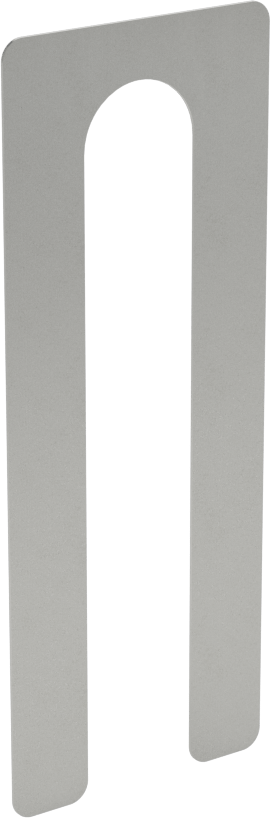1008-1010 Karbon Çelik Oluklu Şim, Anma Ölçüsü Ash102, 65 mm Uzunluk, 0.25 mm Kalınlık — 0.25 mm, 10.5 mm, 25 mm