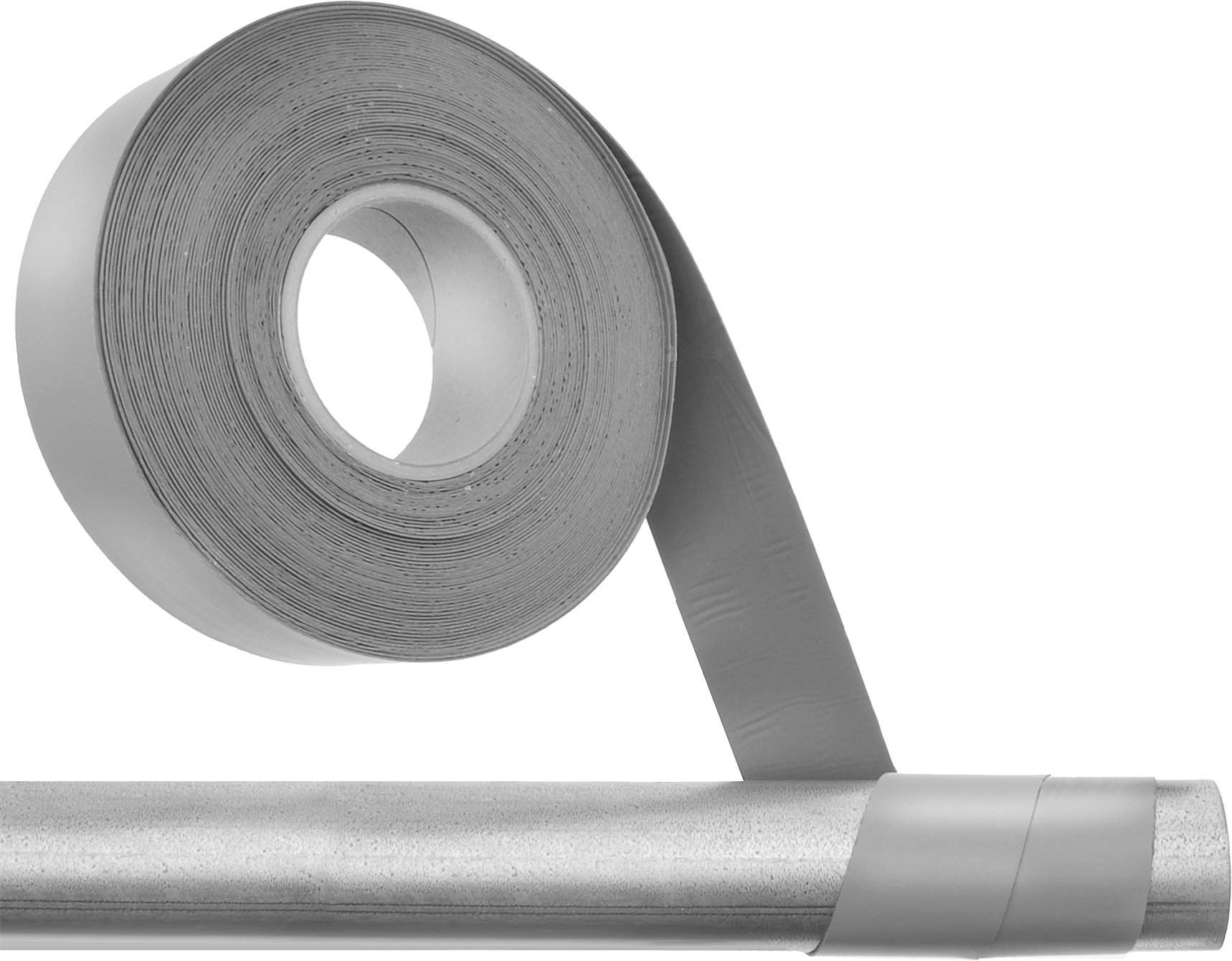 Yüksek Kavramalı Boru Yalıtım Bantları, 1/8" Kalınlık, 2 inç Genişlik, 30 Fit Uzunluk