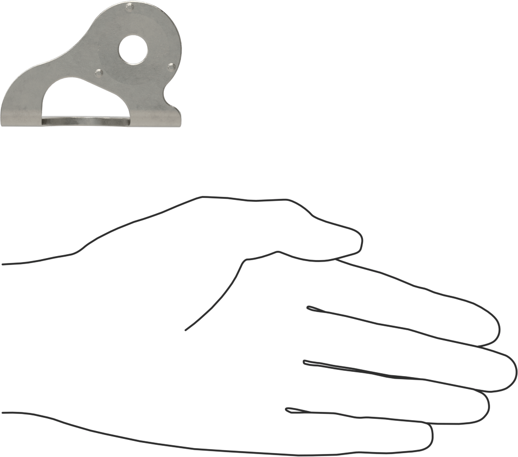 Çukurlu Bağlama Halkaları, Çukurlu, 304 Paslanmaz Çelik, 6, 700 lbs. Kapasite