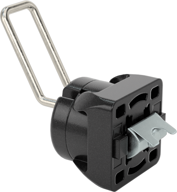 T-Yivli Çerçeve, Statik Kontrol Alet Tutucu, 1.5 inç/40 mm Ray, 2-5/8" Çıkıntı