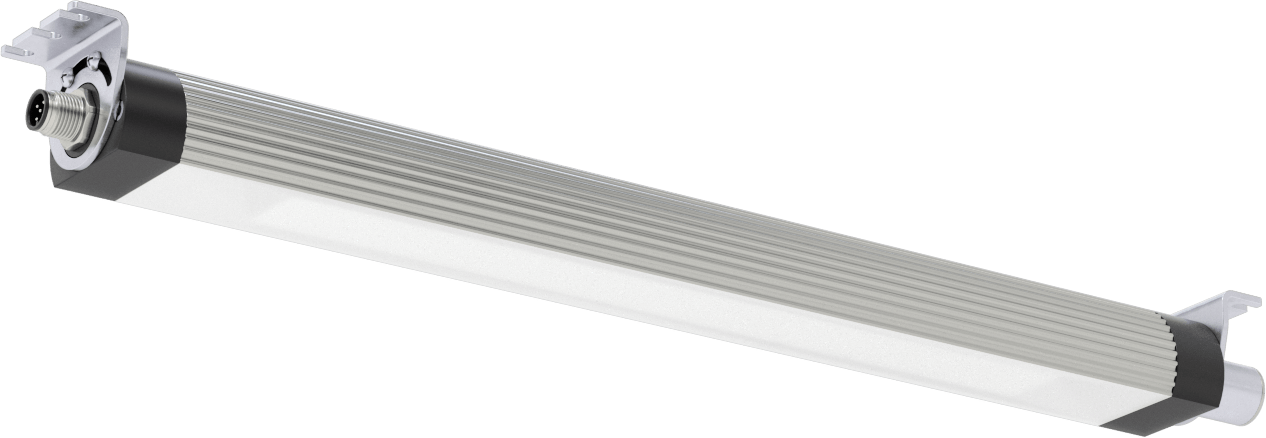 Şerit Makinesi Işığı, 40 mm Genişlik x 15" Uzunluk x 1-1/8" Yükseklik (Toplam)