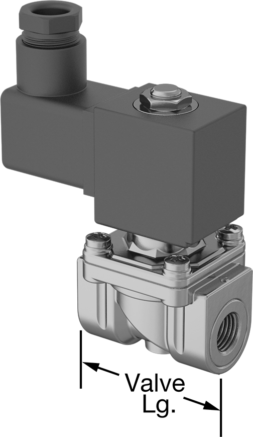 Pirinç Gövde Solenoid Açma/Kapama Vanası, Normalde Kapalı