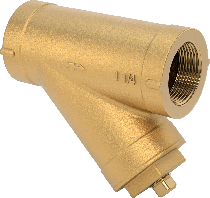 Orta Basınçlı Bronz Y-Süzgeç, 1-1/4 NPT