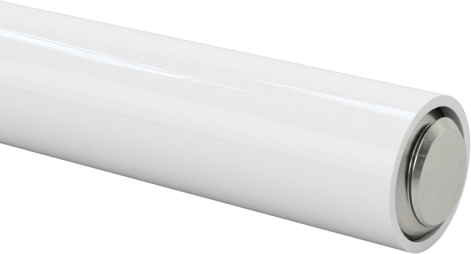Stay-Clean Gijon, 304 Paslanmaz Çelik, 1/4"-20 Diş Boyutu, 6 Fit Uzunluk