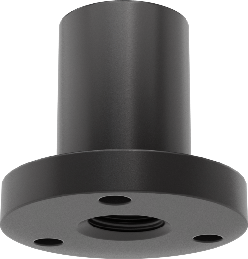 3/8"-20 Diş Boyutu Ultra Hassas Kılavuz Vida için Flanşlı Somun